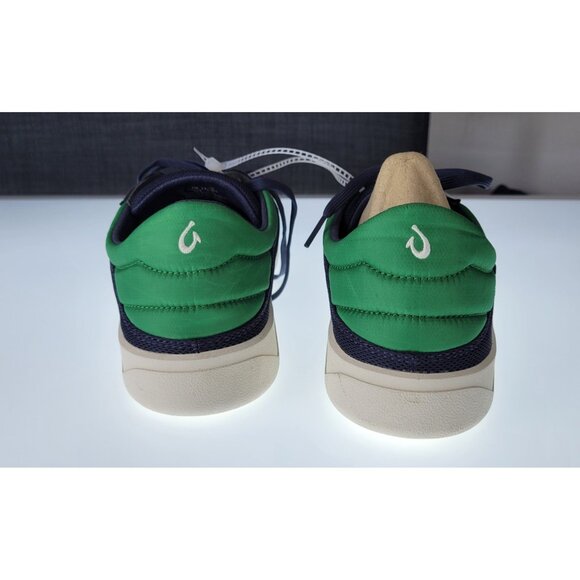 OluKai Punini Men US 10.5 Navy Bamboo Low Top Casual Comfort Sneakers 10514-548Z - Picture 5 of 9